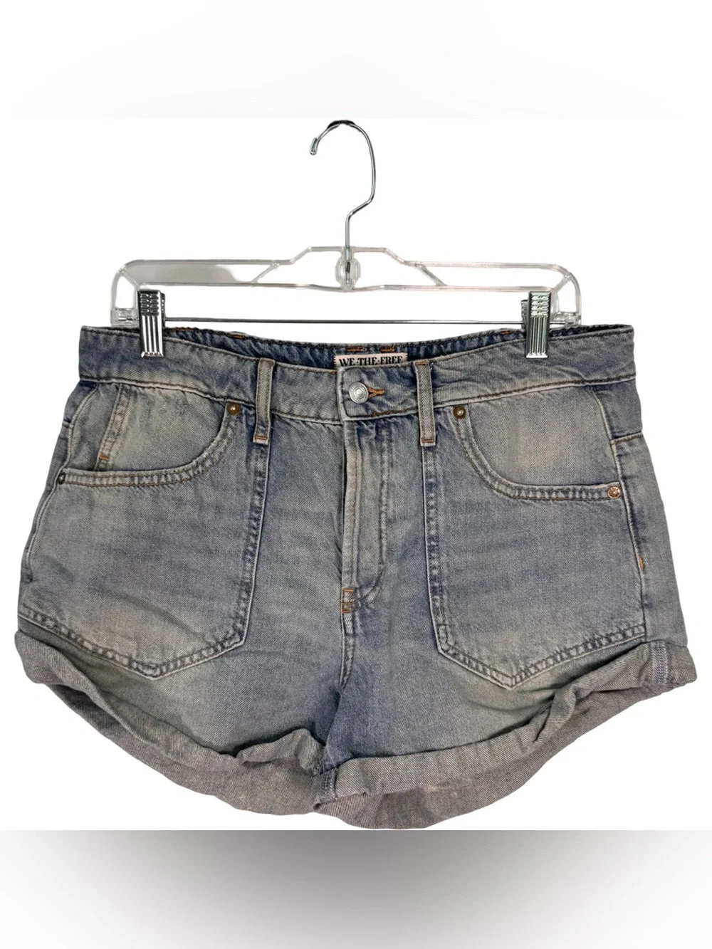Free People We The Free Denim Shorts | Size 30 | Button Fly